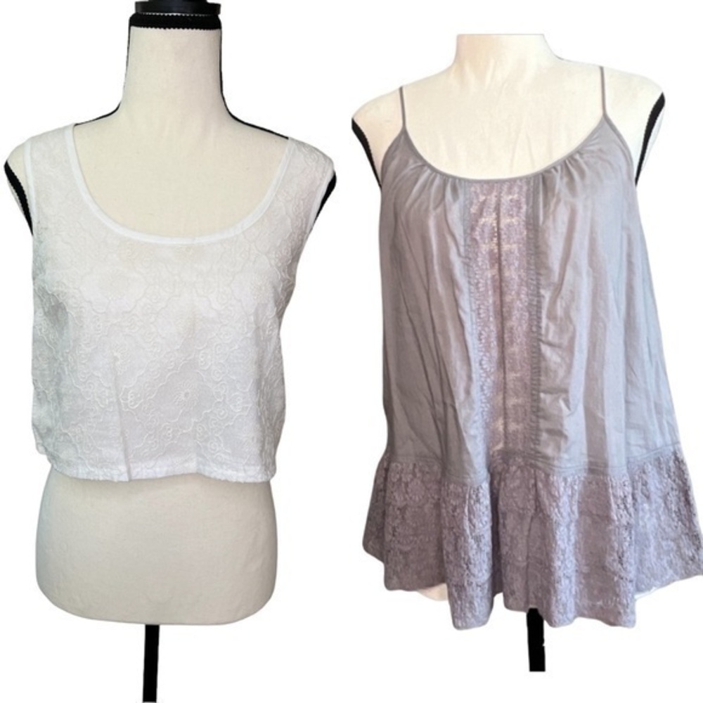 Bundle (2) Summer Barely There Lightweight Tanks